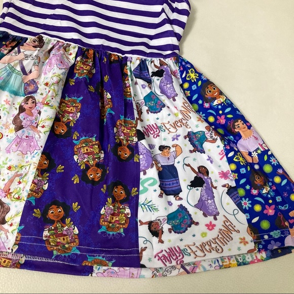 Encanto Mirabel Isabela Twirl Colorful cute ruffle dress - Picture 8 of 8